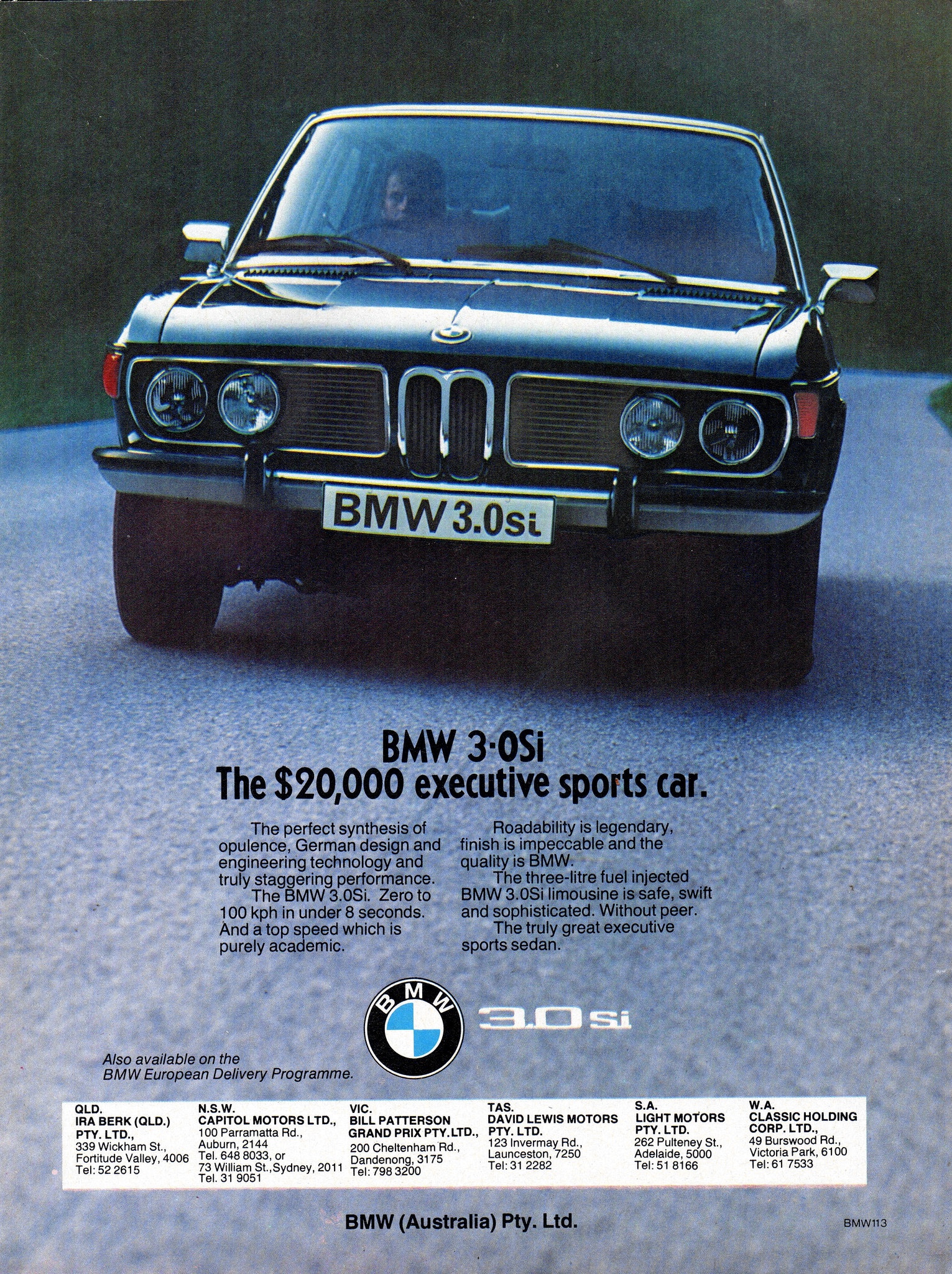 1975 BMW 3.0Si Sedan